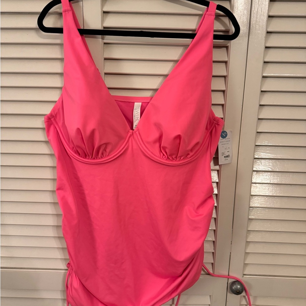 Cacique Pink Bikini Top